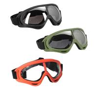 Pizsieat Occhiali di sicurezza per bambini, 3 pezzi, per giochi di pistola Nerf, regolabili, UV400, occhiali protettivi per bambini, per laboratorio, sport all'aria aperta, protezione fai da te