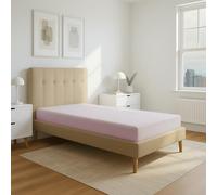 Pizuna Lenzuolo angoli Singolo 100% Cotone 90x200 cm Lilla 400 fili 1 Pz