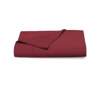 Pizuna Lenzuolo sopra Cotone 270x310 cm Rio Rosso, 400 fili con trama Sateen in 100% Cotone a fiocco lungo Lenzuolo sopra 270x310 1 solo pezzo (Biancheria De Letto Rio Rosso)