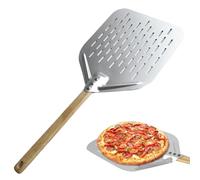 Pizza a buccia da 12 pollici Paddle pizza con manico in legno in lega di alluminio spatola pala vuota per forno