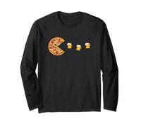Pizza Beer I Funny Beer Pizza Maglia a Manica