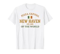 Pizza Capitale del Mondo New Haven Connecticut Apizza CT Maglietta