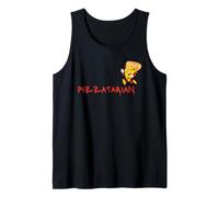 Pizza, Cartone Animato, Design Divertente per Gli Amanti della Pizza - Pizzatarian Canotta