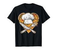 Pizza Chef Pizza Amante Cibo Italiano Pizza mangiatore Maglietta