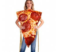 Pizza Costume - Polyester, Food Cosplay Outfit Funny Realistic Design | Pizza Slice Costume For Halloween, Dress-Up Party, Outdoor Carnival, Role Playing, For Adult, Couples, Kids, Christmas, Birthday