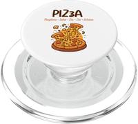 PIZzA - Elemento per tavola periodica, divertente insegnante di scienze PopSockets PopGrip per MagSafe
