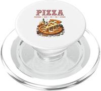 PIZzA - Elemento per tavola periodica, divertente insegnante di scienze PopSockets PopGrip per MagSafe