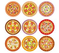 Pizza Fraction Set Classroom Math Learning Tool Pizza Fraction Learning Visualization Card Oro Multi-Player Challenge of Homeschool Math Activity (Card Payment)