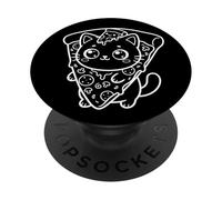 Pizza Gatto Kawaii PopSockets PopGrip Adesivo