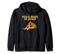 Pizza Is Always The Answer - Maglietta Pizza Lover Tee Felpa con Cappuccio