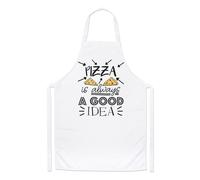 Pizza Is Always una Buona Idea Chef Grembiule Cibo Divertente Pepperoni Cucinare