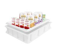 Pizza Lover Gärbox - Kit di base per impasto per pizza, Caputo Semola e farina per pizza e Nuvola + lievito secco + San Marzano DOP pomodori e palline per pizza, 30 x 40 x 7,5 cm, coperchio +