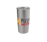 Pizza Matters Divertente Fetta Logo Bicchiere termico in acciaio inox doppia parete