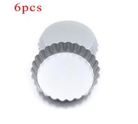 Pizza Non Tonda Per Stampo 6 Pezzi Acciaio al Carbonio per Mini Torta Cottura