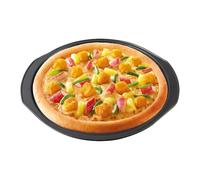 Pizza Pan Home Kitchen - Ciotola per pizza non stick, in acciaio al carbonio, per pizza forata, per amici, per accessori da forno