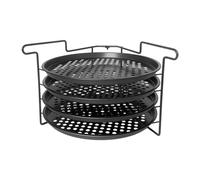 Pizza Pan Rack - 4-Layer Folding Heavy-Duty Stand