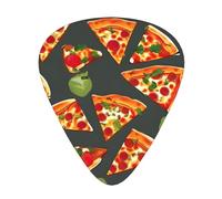 Pizza Pattern Print12 - Accordatore professionale per chitarra, basso e modalità di accordatura cromatica