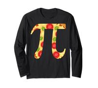 Pizza pi Amante Cibo Italiano Pizza mangiatore matematico Maglia a Manica