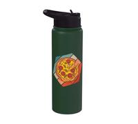 Pizza pomodoro basilico formaggio crosta fetta condimenti Stainless Steel Insulated Water Bottle