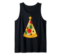 Pizza Slice Funny Christmas Tree Family Food Pizza Lover Canotta