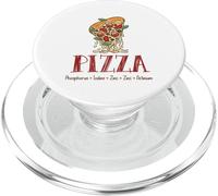 PIZzA Tavola Periodica Scherzo Scienza Chimica Foodie Divertente PopSockets PopGrip per MagSafe