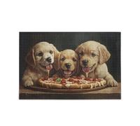 Pizza Time Pups 500 pezzi puzzle impegnativo divertente famiglia puzzle perfetto per serate di gioco