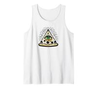 Pizza tutti gli occhi illuminati umorismo fast food Canotta