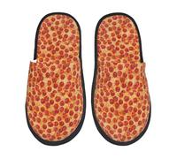 Pizza Unisex Scarpe Da Casa Morbide Scarpe Di Cotone Calde Ciabatte Per Camera Da Letto Esterno Interno M