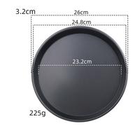 Pizza Vassoi Pan Piatto Rotondo 12.7-25.4cm Acciaio Al Carbonio Biscotti Forma