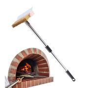 Pizzas Stone Brush and Scraper, Heavy-Duty Outdoor Grill Cleaner Tool with Durable Bristles for Pizza Oven Maintenance, Kitchen, Backyard, Culinary Students, Grill Grate, Cooking Class, Commercial Use