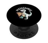 Pizzasaurus T Rex Pizza Lover Divertente Dinosauro Umorismo PopSockets PopGrip Adesivo