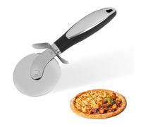 Pizzaschneider in Acciaio Inossidabile, Rotella Tagliapizza, Taglia Pizza, Tagliapizza, Impugnatura Antiscivolo, Pizzaroller Multifunzionale per Pizza, Torte, Waffle e Altri Alimenti