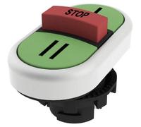 Pizzato Elettrica E21PTRS9AAAY Pulsante triplo Verde, Rosso, Verde 1 pz.