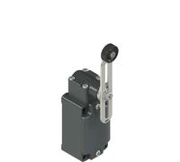 PIZZATO ELETTRICA Finecorsa Leva Regolabile R 34-93mm, Rullo di Plastica Ø20mm, Contatti a Scatto Rapido, IP67, 6A/250V AC, 6A/24V DC, 20.000.000 Cicli, 30/60mm
