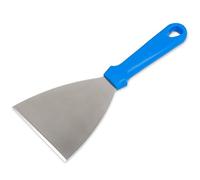 GIMETAL Spatola Pizza Pizzeria, in Acciaio INOX, blu, 10cm, 1 pezzo