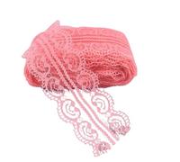 Pizzi E Merletti 10 metri doppio nastro di pizzo a forma cuore cucito 45MM trim fai da te tessuto ricamo accessori artigianali(Watermelon Red)