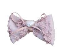 Pizzo Bowknot Elastico Scrunchies Per Femminile InsStyle Nastro Bowknot Hairhoop Ragazza Dolce Clip di Capelli Del Partito Dei Capelli Forma Decori