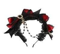 Pizzo Bowknot Hairhoop Copricapo Per Le Donne Adolescenti 2000 Sottoculture Barrette Pizzo Archi Dei Capelli Della Novità Dei Capelli di Modellamento Accessori