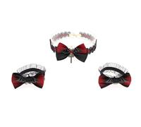 Pizzo Bowknot Hairhoop Copricapo Per Le Donne Adolescenti 2000 Sottoculture Barrette Pizzo Archi Dei Capelli Della Novità Dei Capelli di Modellamento Accessori