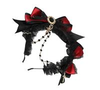 Pizzo Bowknot Hairhoop Copricapo Per Le Donne Adolescenti 2000 Sottoculture Barrette Pizzo Archi Dei Capelli Della Novità Dei Capelli di Modellamento Accessori