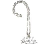 Pizzo Fino Collana Nuova Ciondolo 61cm Lungo 5mm Largo Figaro Stile Catena