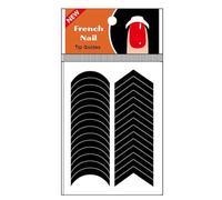 Pizzo Francese Chiodo Guide Autoadesive French Manicure Strisce Adesivi Per Bordi Decorazione ausiliaria Stencil Strumenti Nail Art Applicazioni