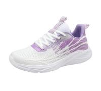 Pizzo Spettacoli Donne Scarpe Sportive Mesh Traspirante Scarpe Da Corsa Leggero Suola Morbida Sport All'aperto Tempo Libero Scarpe Karate House Scarpe, bianco, 37.5 EU
