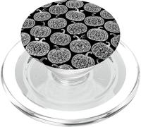 Pizzo zucca Halloween modello ago bobina filo uncinetto PopSockets PopGrip per MagSafe