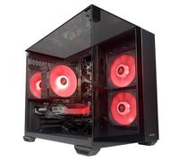PJ DIGITAL STORE GLADIO V3 - Pc gaming Ryzen 5 7500F, Rtx 5060 8Gb, Ram 32Gb DDr5 6000 Mhz, Ssd NVMe 1000Gb, Dissipatore ad Aria, Windows 11 Pro, Pc desktop gaming, fino a 5,00 ghz
