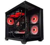 PJ DIGITAL STORE GLADIO V5 - Pc gaming Ryzen 5 9600X, Rx 9060 XT 16Gb, Ram 32Gb DDr5 6000 Mhz, Ssd NVMe 1000Gb, Dissipatore a liquido 240mm, Windows 11 Pro, Pc desktop gaming, fino a 5,40 ghz