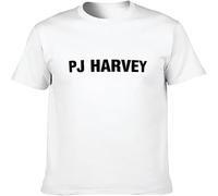 Pj Harvey Non Ufficiale Tutte Le Taglie Fashion Men's T-Shirt Short Sleeve White M