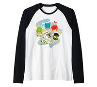 PJ Mask PJM Maglia con Maniche Raglan