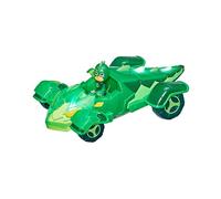 PJ Masks Glow & Go, Veicolo Giocattolo Gecomobile per età prescolare, Auto di Geco Che Si Illumina con Action Figure di Geco, per Bambini dai 3 Anni in su