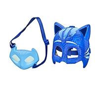 PJ Masks Hasbro Super pigiamini, Maschera Deluxe di Gattoboy, Costume per Bambini da 3 Anni in su, Include Maschera Che Si Illumina e amuleto di Gattoboy